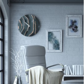 Modern marble wall clock